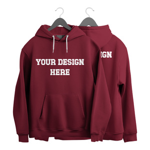 100% algodón cómodo patrón sólido Sudadera de punto grande y de talla grande para hombres y mujeres uso diario informal precio bajo Sudadera con capucha - Product Image 1