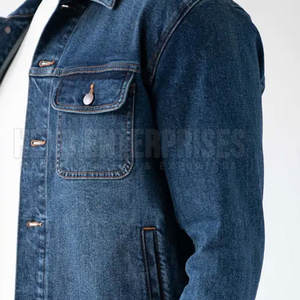 Services OEM Veste en jean pour hommes Conception personnalisée de haute qualité Veste en jean pour hommes Nouveau design Veste en jean pour hommes - Product Image 5