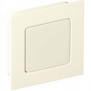 544.60B Polyamide 99 Pure White Matt Square <b>Sliding</b> Door Handle for Wooden Doors 17mm Thickness 60mm Length Drawer Organizers - Product Image 3