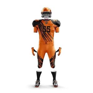 Uniformes de football américain de qualité conceptions personnalisées impression sublimée séchage rapide respirant vente d'uniforme de football américain - Product Image 4