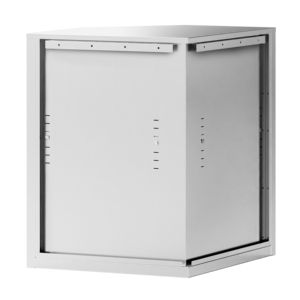 Armoire d'angle murale en acier inoxydable - 700x700x800mm - avec porte à charnière simple - Product Image 6