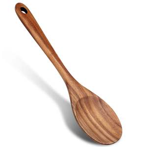 Cuchara de Café de Madera de Haya de Diseño Moderno al por Mayor, Cuchara de Madera con Mango Largo y Logotipo Personalizado para Sopas - Product Image 5