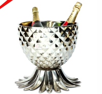 Sea Shell Métal Aluminium Seau À Glace Bouteilles De Vin Refroidisseur pour Bar Fête De Noël Décoratif pour Hôtels