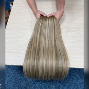 Precios de fábrica directamente piano humano color mixto Rubio marrón grado 10a tejido de pelo al por mayor pelo vietnamita - Product Image 1