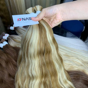 Extensions de cheveux en vrac donneur unique cheveux humains vietnamiens vierges Remy Nasa cheveux Vietnam usine prix de gros toutes les couleurs pour - Product Image 1