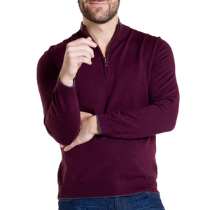 เสื้อสวมหัวซิปครึ่งซิปสำหรับผู้ชาย, เสื้อสวมหัวระบายอากาศป้องกันการหดตัวพร้อมโลโก้เฉพาะบุคคล - Product Image 1