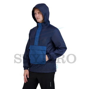 Chaqueta Cortavientos con Capucha para Hombre, Talla XL, Personalizada, de Alta Calidad, Impermeable, Ecológica, con Bordado, Informal, para Invierno y Running, sin Costuras - Product Image 4