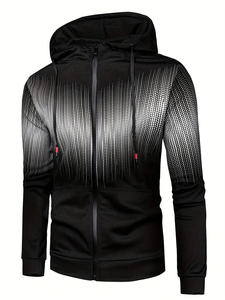 Chándal de talla grande de algodón 100% de invierno para hombre más vendido, diseño único con patrón sólido y ropa de calle con logotipo personalizado - Product Image 3