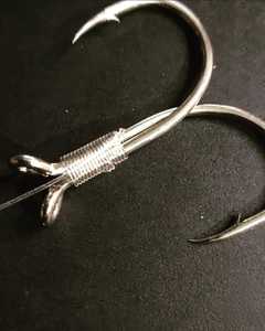 Outil de ligne de pêche à la mouche en acier inoxydable personnalisable crochet en caoutchouc souple pour la construction canne à pêche truite cible rivière alimentation manuelle - Product Image 5