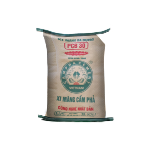 Papel Kraft de impresión flexográfica con forma de rectángulo de Vietnam y bolsa tejida de PP, embalaje de plástico para manejo de superficie de harina de cemento - Product Image 1