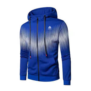 ชุดวอร์มมีซิปสำหรับผู้ชายผ้าคอตตอนดีไซน์ใหม่เสื้อผ้าแนวสตรีทมีฮู้ดสำหรับฤดูหนาวไซส์ใหญ่พิเศษลายพื้น - Product Image 2