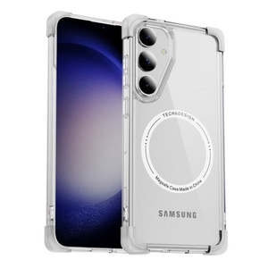เคสกันกระแทกมุม Samsung Galaxy S25 2025 Samsung Galaxy S24 2024 พร้อมวงแหวนแม่เหล็กแบบใส - Product Image 1