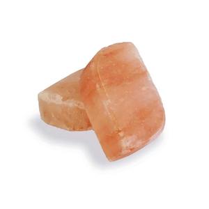 Pierre ronde de massage au sel naturel de l'Himalaya de qualité supérieure OEM en forme de cœur pour la thérapie par le sel de spa Pierre de massage - Product Image 6