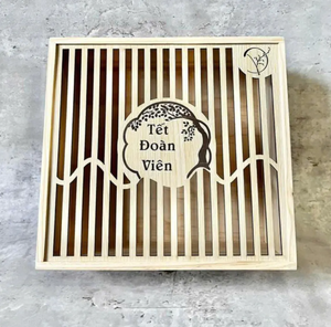 Elegantes Cajas de Regalo de madera maciza personalizadas en rectángulo cuadrado y diseños redondos Impresión grabada Soluciones de embalaje de regalo Premium - Product Image 4