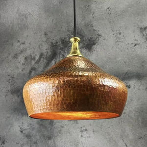 Lampe suspendue en métal artisanale, luminaire décoratif pour plafond, pour décoration intérieure artistique et boutique - Product Image 1