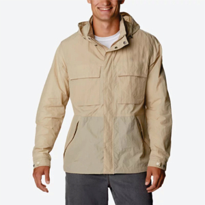 Veste coupe-vent de sport pour hommes de haute qualité nouveau Design veste de pluie pour toile de printemps avec décoration brodée - Product Image 1