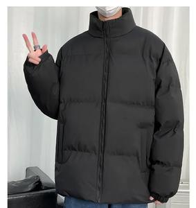 เสื้อแจ็คเก็ตพัฟเฟอร์ผู้ชายสำหรับฤดูหนาว ผ้าแคนวาส กันน้ำ กันลม สไตล์ฮาราจูกุ คอตั้ง สีพื้น สไตล์ลำลอง ขนาดสั่งทำได้ รุ่นใหม่ - Product Image 6