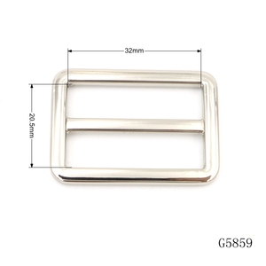 Bán Buôn Die Cast Kẽm Hợp Kim Kim Loại Adjustaed Khóa 20Mm 25Mm 32Mm Kim Loại Trilide Trượt Khóa Cho Túi Da - Product Image 3