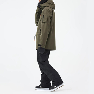 2025 chaquetas de esquí para hombres y mujeres impermeable Snowboard chaqueta de nieve ropa de esquí de invierno logotipo personalizado bajo MOQ envío rápido - Product Image 5