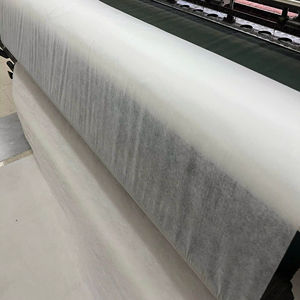 Venta al por mayor de entretela de 60 pulgadas de ancho/MEX negro de 17 gramos entretela no tejida de Vietnam hecha de poliéster crudo color blanco - Product Image 1