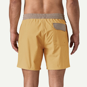 <b>Men's</b> Front Logo Canvas Fabric Breathable Quick Dry Board Shorts with Drawstring Closure Casual Swim <b>Trunks</b> - Product Image 6