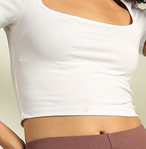 Camiseta corta superventas para mujer, camiseta lisa para mujer, Top corto de algodón 100%, camisetas de manga corta para mujer - Product Image 6