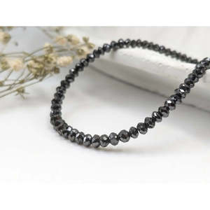 AAA+ 925 Sterling <b>Silver</b> <b>Bracelet</b> with Black Diamond Bead Luxurious Diamond <b>Bracelets</b> & <b>Bangles</b> - Product Image 3