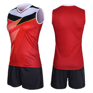 Nuevo estilo de secado rápido último diseño de uniforme de voleibol para los hombres con mangas con material de poliéster con sublimado nuevo diseño - Product Image 3
