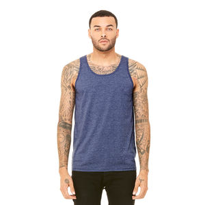 Tank top 50 poly, 25% combed <b>ringspun</b> cotton, 25% rayon, 40 singles, 3.8 oz.custom made DTG DTF Printing Tank Tops - Product Image 6