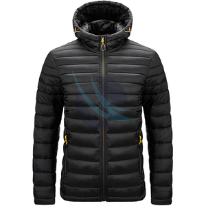 Chaqueta Acolchada Unisex con Capucha, Diseño Ecológico 2026, Venta al Por Mayor, Personalizable, Abrigo de Invierno con Burbujas - Product Image 6