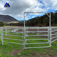 Cercado para Ganado Paneles para Ganado Paneles de Corral para Caballos y Puertas Panel de Patio Portátil Galvanizado para Cercado de Animales de Granja