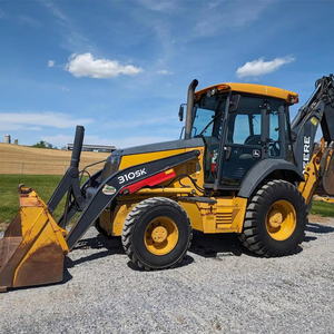 जोहान डीयर 310ksbhe <span class=keywords><strong>Loader</strong></span> Yanmar 70hp डीजल इंजन 220 घंटे इस्तेमाल किए गए 9 टन रेटेड लोड में बाल्टी काइब स्किड स्टीड है। - Product Image 3