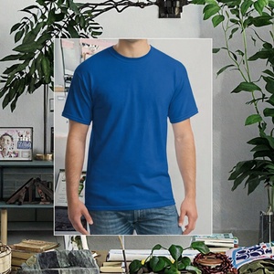 T-shirt de pickleball pour homme en marron, personnalisé, tricoté en coton, impression numérique, évacuation de l'humidité, séchage rapide, 100% coton, coupe classique - Product Image 2