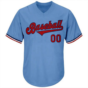 Nueva Llegada, Último Diseño, Jersey de Béisbol Unisex, Color Personalizado, 100% Poliéster, Talla Personalizada, Sublimación, Transpirable, Económico - Product Image 2