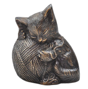 Urne de crémation pour animaux de compagnie gravée pour chat Urne en métal pour chat et chien - Product Image 6