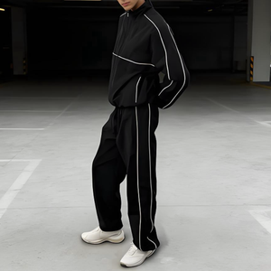 Conjunto Deportivo de Lujo 100% Nailon, Unisex, con Forro de Malla, Chaqueta Cortavientos y Pantalones, Conjunto Deportivo de Poliéster para Correr - Product Image 5