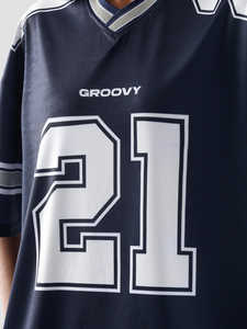 Camiseta de baloncesto personalizada camiseta cuadrada de gran tamaño Unisex gráfico cuello en V Retro malla transpirable Casual sublimación estampado Y2K fútbol - Product Image 6