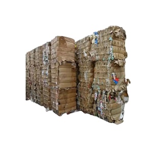 กล่องกระดาษลูกฟูกที่ใช้แล้วอัดก้อนสำหรับอุตสาหกรรมรีไซเคิลกระดาษและการกู้คืนวัสดุขนาดใหญ่ - Product Image 1