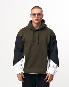 Sudadera con capucha de diseñador GSM 450 de peso pesado para hombre, ropa de calle de invierno con cremallera de cara completa lisa de buena calidad, cómoda 3D ODM - Product Image 1