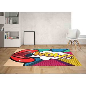 Tapis imprimé vibrant - Tapis colorés, Tapis pour chambre de fille, Tapis WOW pour femme, Tapis en chenille - Product Image 3