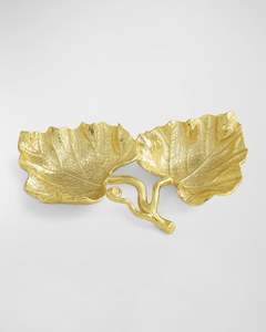 Tazón de Chocolate de Metal con Forma Única Dorada 2026 con Motivo Grabado para Fiestas de Boda y Centros de Mesa Elegantes - Product Image 1