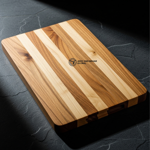 Tabla de Cortar Rectangular de Madera Ecológica, 1.5 cm de Grosor, Acabado Liso, Diseño Moderno, Fácil de Limpiar y No Tóxica - Product Image 1