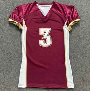 Uniforme de fútbol americano personalizado de alta calidad unisex conjuntos de manga corta con características transpirables de talla grande y logotipo personalizado - Product Image 3