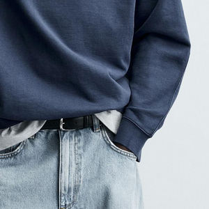 Sweat à capuche de haute qualité avec logo personnalisé, matière polaire, couleur unie, nouvelle arrivée en gros 2026, léger, dernier modèle de sweat à capuche pour hommes - Product Image 3