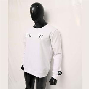 Venta al por mayor de calidad de silicona de impresión de peso pesado de algodón de gran tamaño de impresión personalizada pulóver de algodón personalizado sudaderas con capucha y sudaderas - Product Image 2