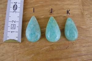 100% Natural Amazonite Tear Drop Shape Genuine Gemstone for Jewelry Making 8mm AAA Amazonite Loose Gemstone Carving Briolette - Product Image 3