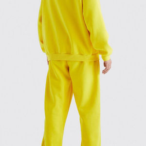 Conjunto de sudadera con capucha y logotipo personalizado del fabricante, ropa de calle de lana bordada, pantalones de chándal de gimnasio, chándal para hombre, conjunto de Sudadera con capucha y contraste de Color - Product Image 5