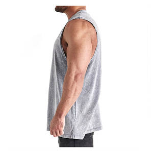 Débardeur Gym Shirt Polyester Coton Mélange pour Musculation et Sérigraphie en Soie Fabriqué avec Tissu Premium - Product Image 2
