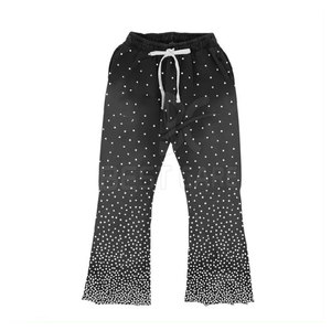 Chándal de diamantes de imitación transpirable ligero para hombre con logotipo personalizado 2025, ropa de invierno informal a precio mayorista - Product Image 4