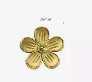New gold <b>brass</b> daisy knob <b>pull</b> cabinet <b>drawer</b> for home dresser door cabinet furniture decorative kitchen wardrobe handle knobs - Product Image 4